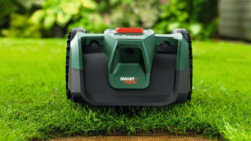 Bosch groen bosch visimow18v-100 - robotmaaier - inclusief 18v 4.0 ah accu, lader en reservemessen