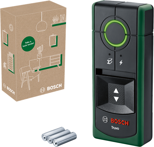 Bosch groen truvo detector | inclusief batterijen - 06036812z0