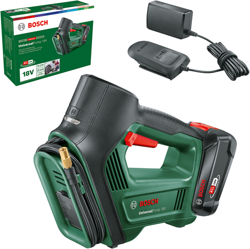 Bosch groen grs bosch universalpump 18v m accu