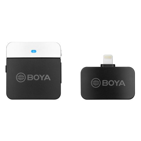 Boya 2,4 GHz Ansteckmikrofon, kabellos, BY-M1LV-D für iOS