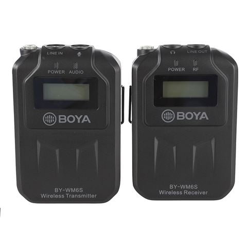 Boya UHF Duo Lavalier-Mikrofon drahtlos BY-WM6S