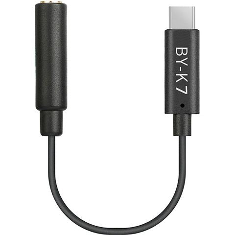 Boya Universaladapter BY-K7 3,5 mm TRS auf USB-C für DJI Osmo Action