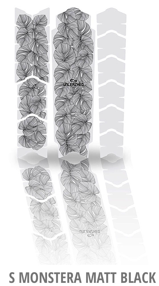 Unleazhed unscratch - frame protection film monstera black matt