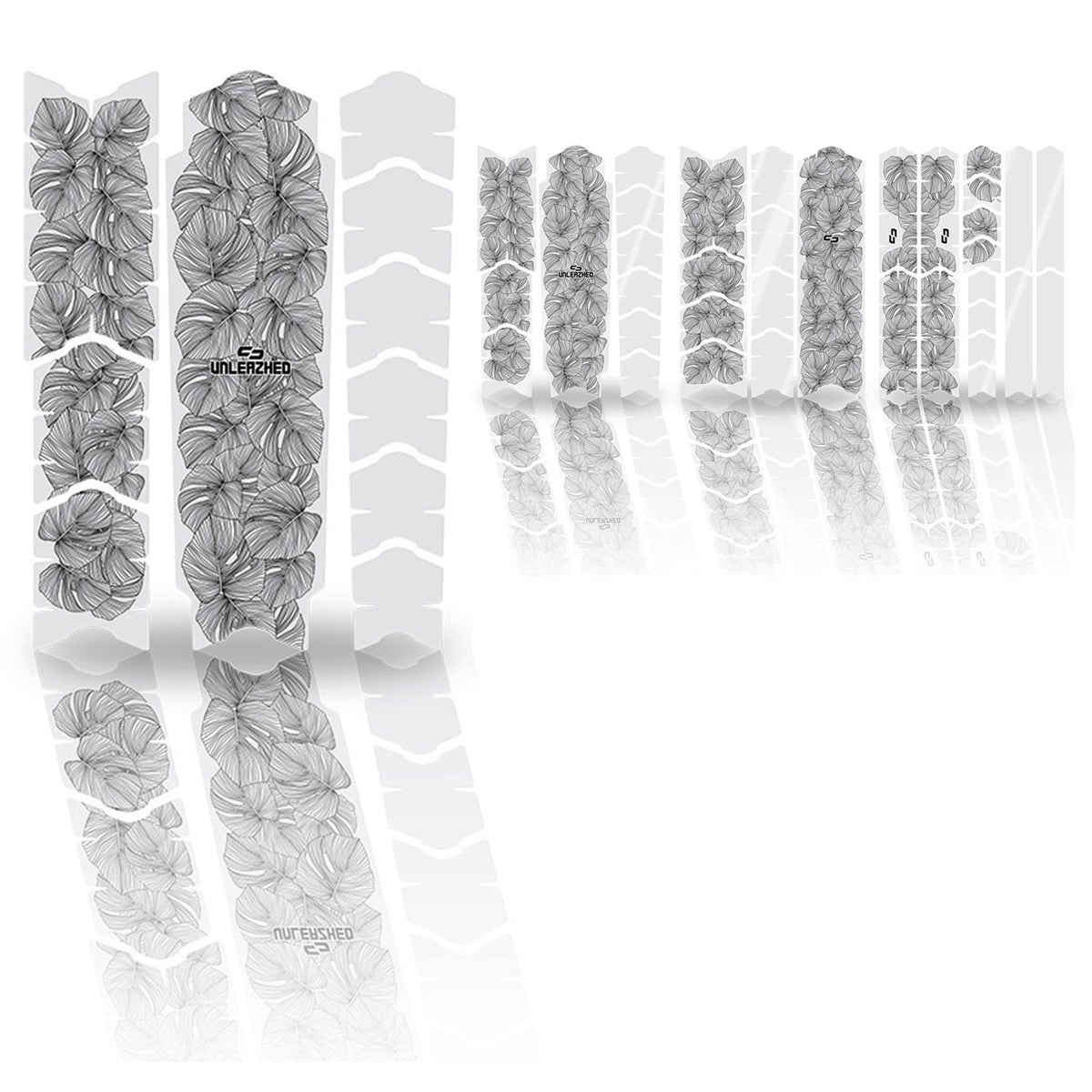 Unleazhed frame protection film monstera white glossy