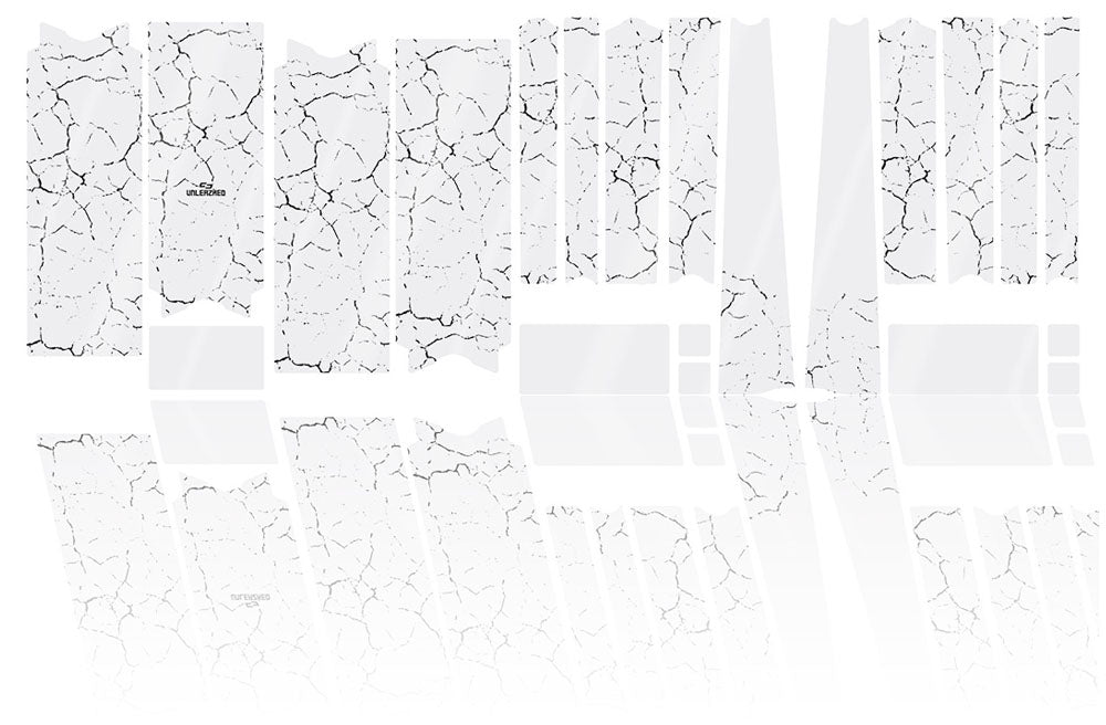 Unleazhed unscratch - frame protection film gravelbike bpg01 fragment black