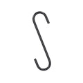 Esschert design s haak 4,6x15,2cm ijzer