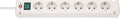 Brennenstuhl bremounta stekkerdoos 6-voudig wit 3m h05vv-f 3g1,5 - 1150650326
