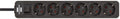 Brennenstuhl ecolor stekkerdoos 6-voudig wit zwart 1,5m h05vv-f 3g1,5 - 1153260020