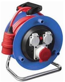 Brennenstuhl kabelhaspel 30 mtr | ip44 | 5g2.5 | 400v | voor de bouw | 1237980 - 1237980