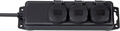 Brennenstuhl stopcontactverdeler | ip44 | 3-voudig | zwart | 2m | h07rn-f 3g1,5 fr - 1159934