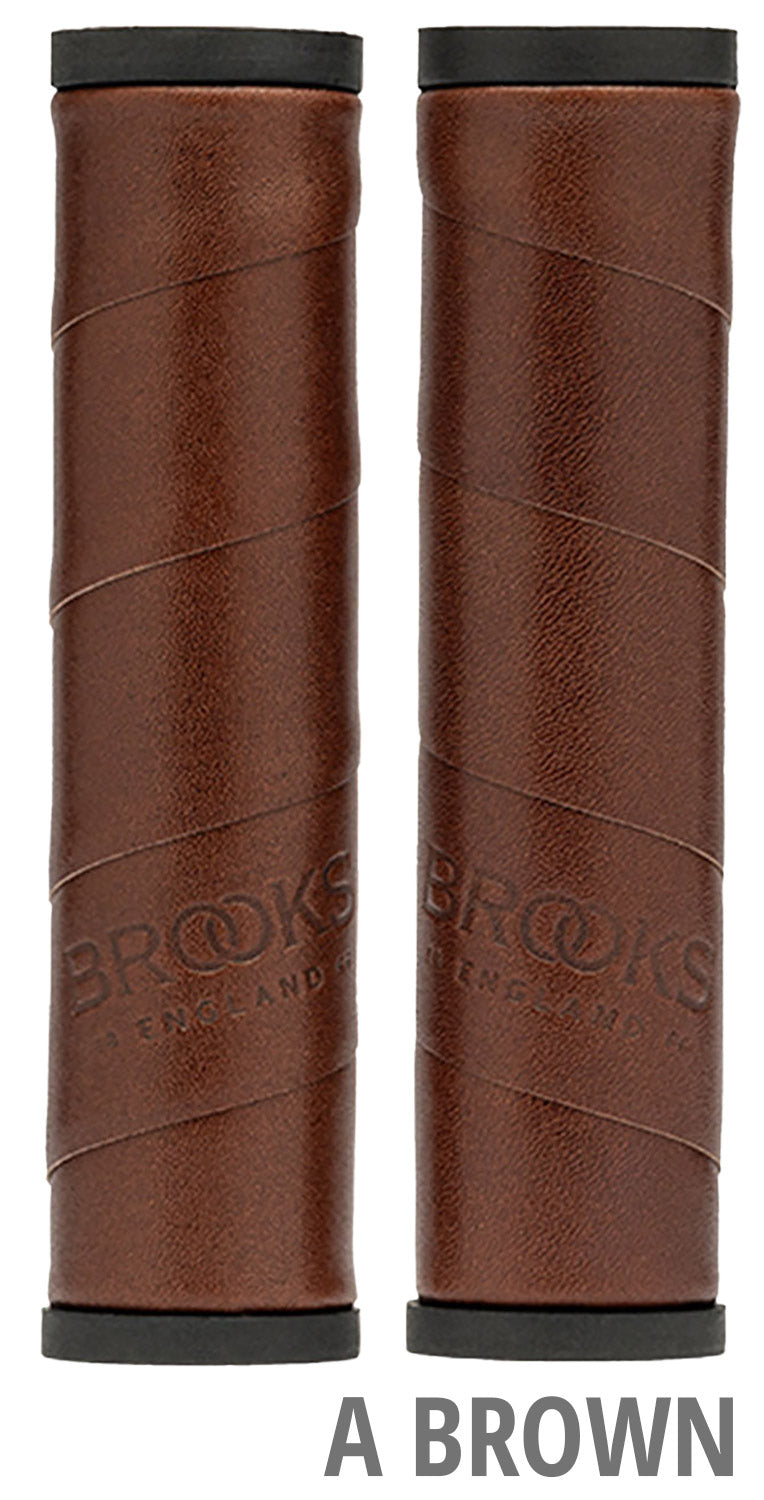 Brooks willow leather grips | honey