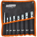 Brüder mannesmann pijpsleutelset 8dlg in etui (hobby) - 26708