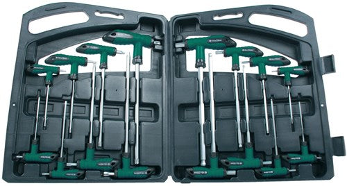 Brüder mannesmann t-greep set inbus torx 16dlg (hobby) - 18190
