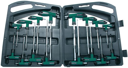 Brüder Mannesmann T-Griff-Set 16-teilig 18190