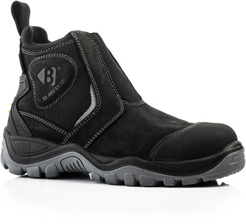 Buckbootz instapper buckshot bsh014 s3 | zwart | maat 47 - 00.176.117.47