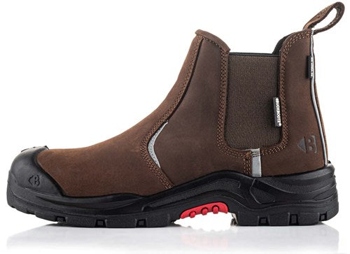 Buckbootz werkschoen nubuckz instapper nkz101brn s3s 2.0 | bruin | maat 41 - 5055138022863
