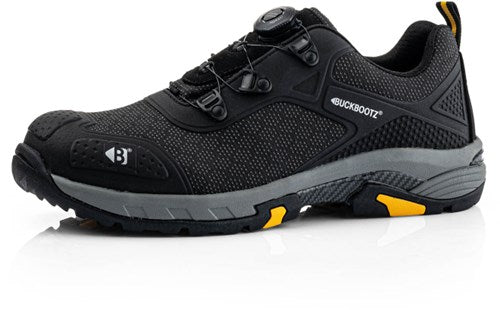 Buckbootz werkschoen tradez wheelz laag s1ps boa | zwart | maat 41 - 5055138027035