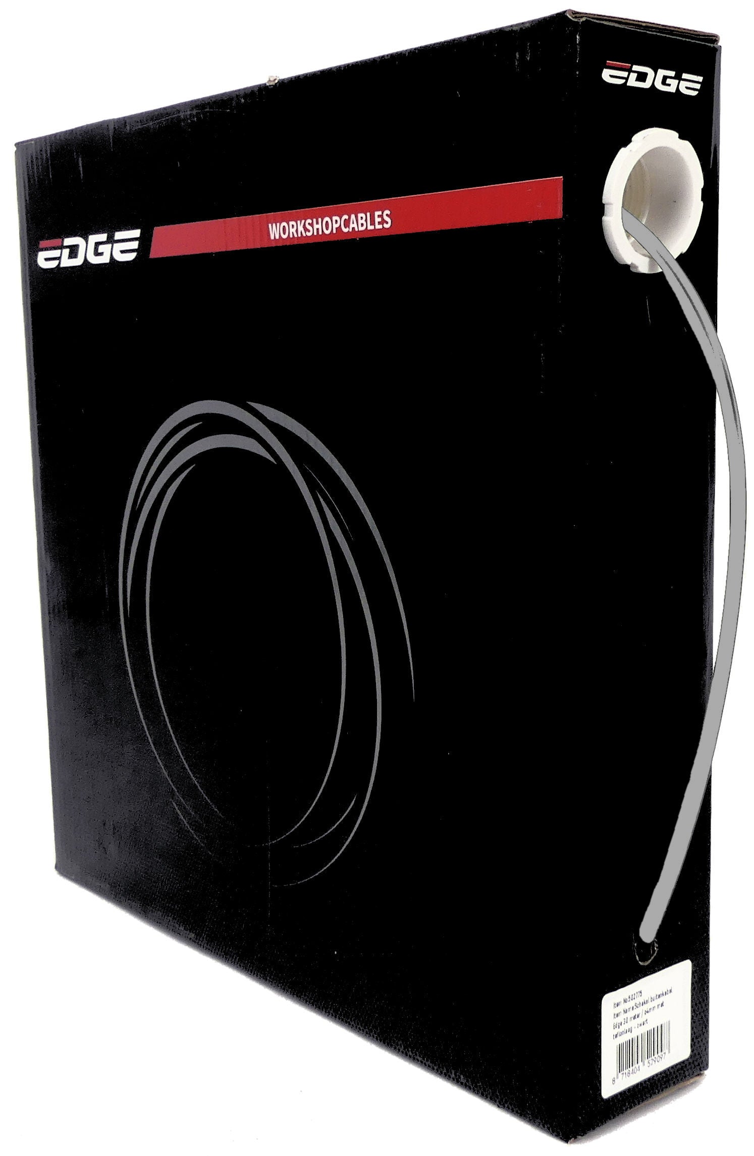 Edge rem buitenkabel ø5mm 30 meter met teflon voering - zilver