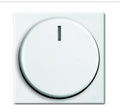 Busch jaeger wit afdekplaat + knop dimmer - 4694100