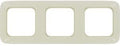 Busch jaeger bush jaeger afdekraam 3 voudig creme bush jaeger 4692240