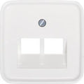 Busch jaeger bush jaeger plaat tbv. datacontactdoos wit busch j 4692192