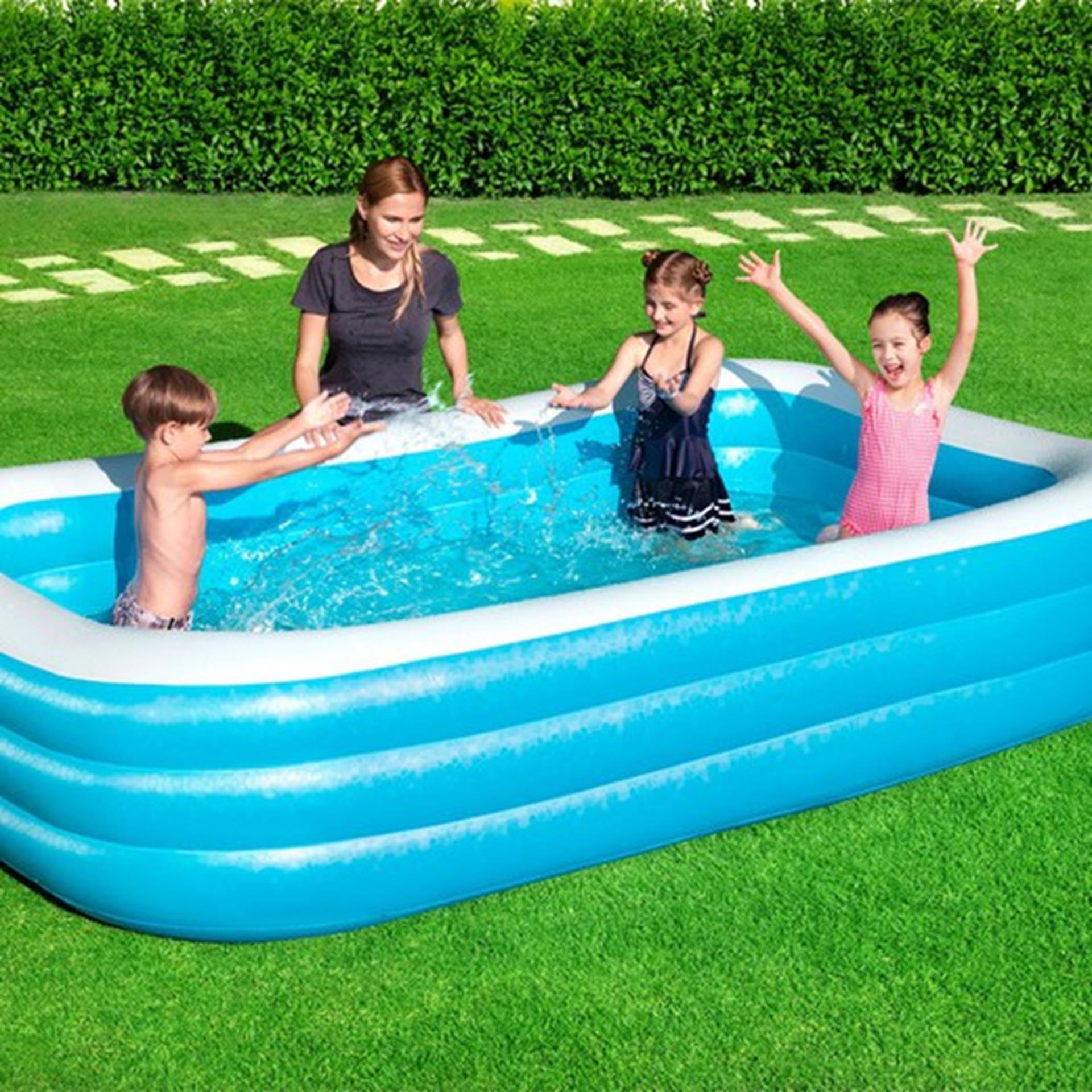 Bestway familiezwembad 305x183x56cm blue
