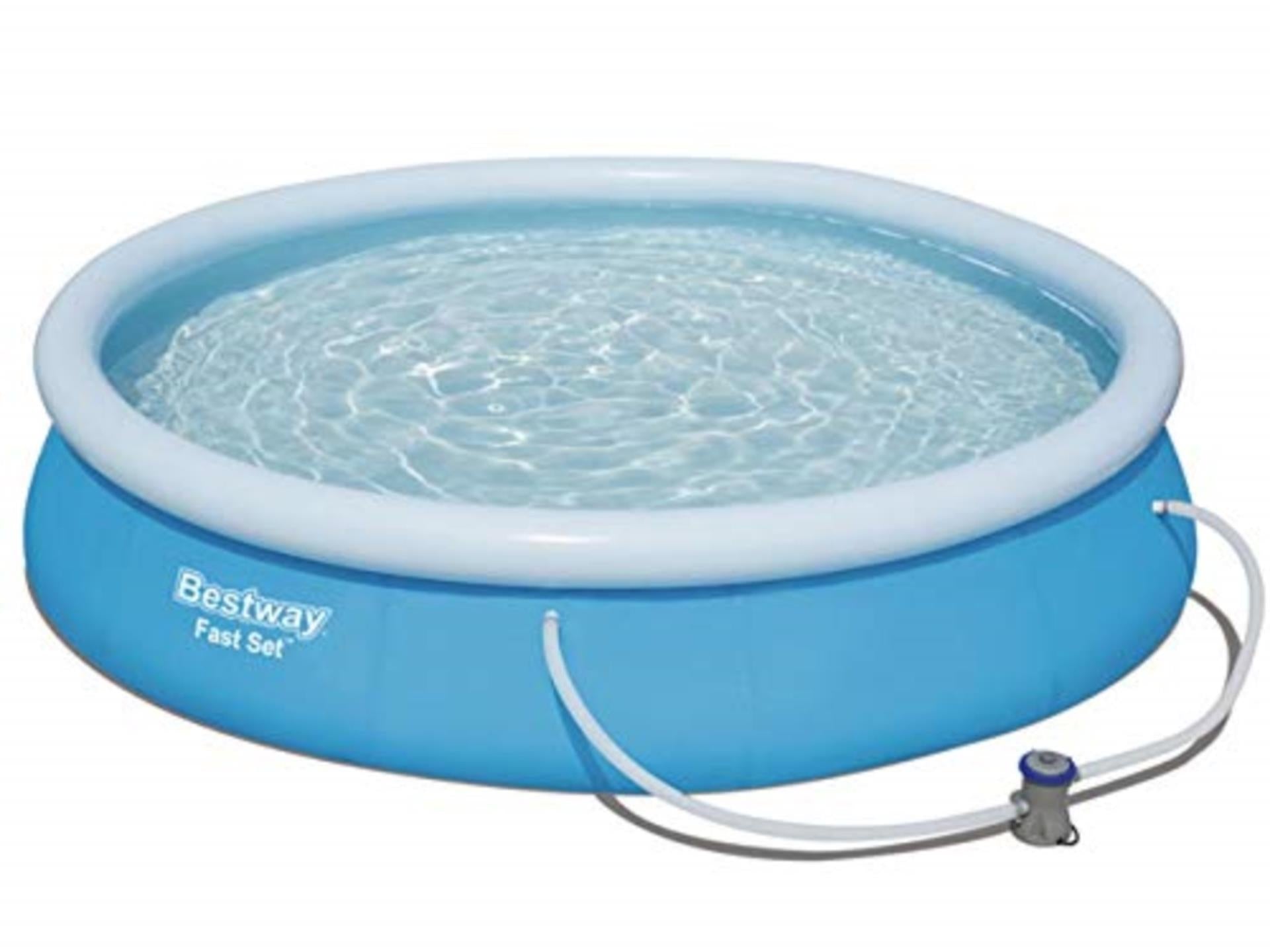 Bestway fastset zwembad 457x84cm + pomp