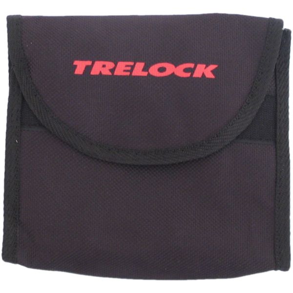 Trelock RS430 Ringschloss mit abnehmbarem Schlüssel, inklusive ZR355-100cm Steckkette und Aufbewahrungstasche.
