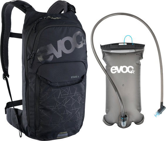 Evoc - Stufe 6 inkl. 2 Trinkblasen, schwarz, 6 l