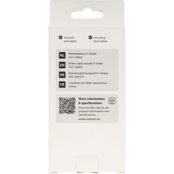 Rema tip top nederland b.v. simson remkabelbuis v-brake incl. rubber