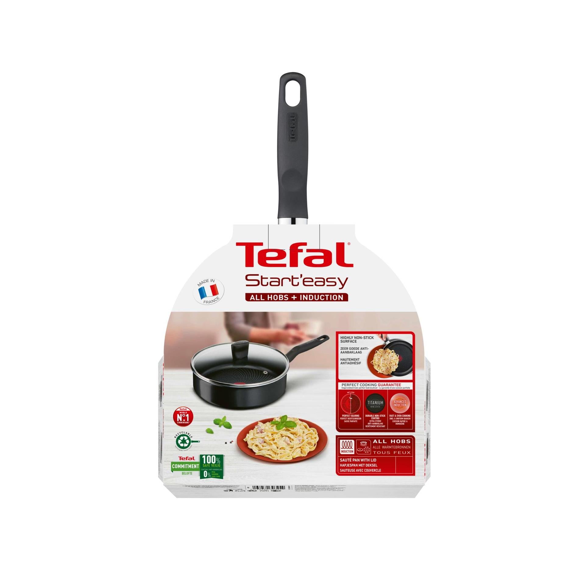 Tefal Kochgeschirr Tefal Start Easy Snackpfanne 24 cm schwarz