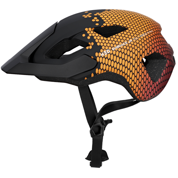Ked fietshelm embrace jr s-m (52-58cm) - mat zwart bordeauxrood