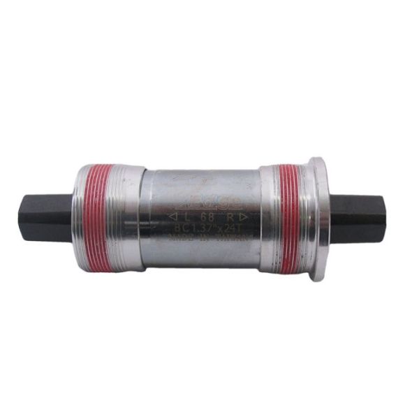 Vierkant-Innenlager 107 mm, Edge BSA 68 mm mit Aluminium-Lagerschalen – Silber