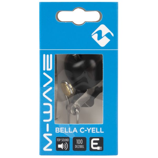 Fahrradklingel M-Wave Bella C-Yell ø30mm - schwarz