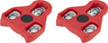 Exustar pedal cleats e-arc10 red