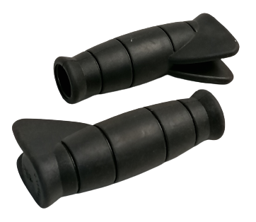 Westphal 421 Griffe, ergonomisch, 2 x 128 mm, schwarz