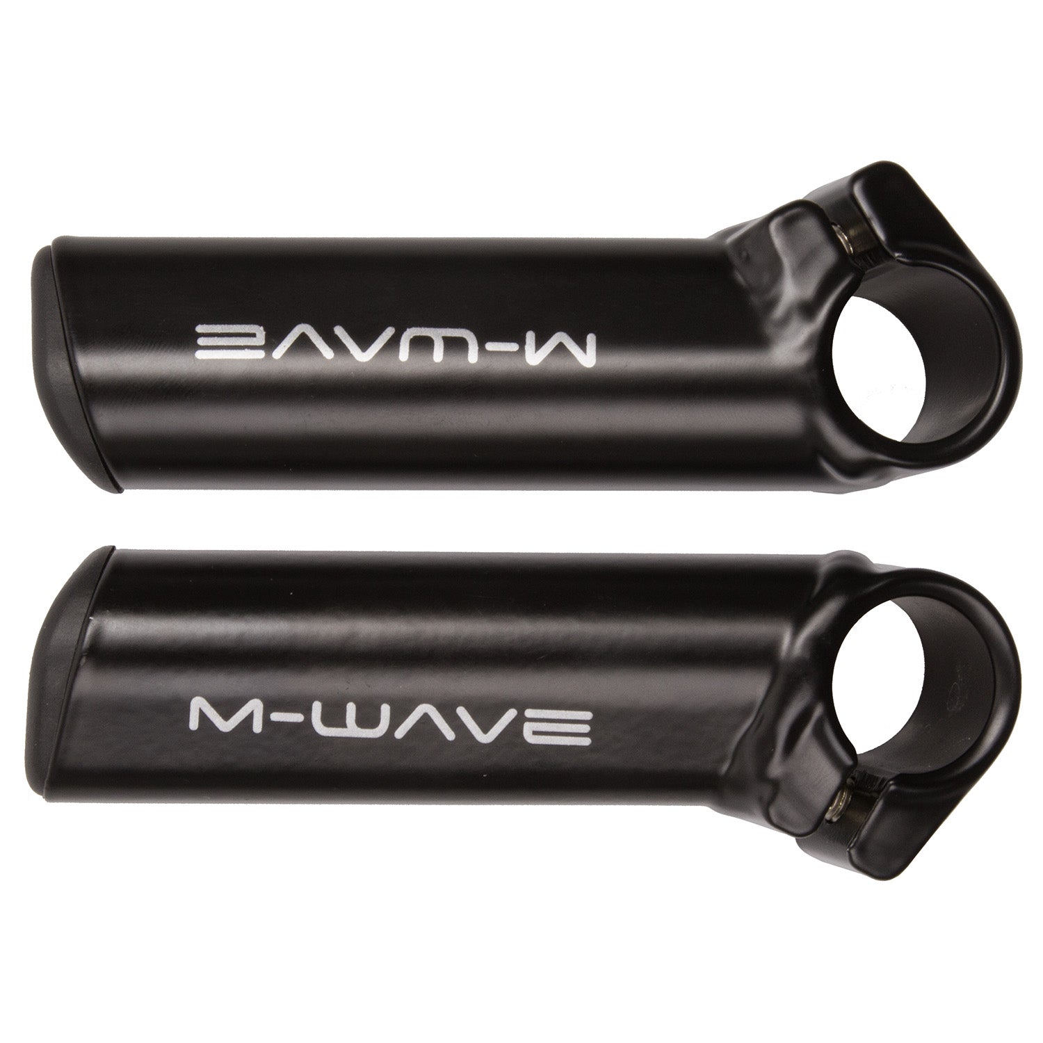 M - Wells - Aluminium - Bar Ends 10 cm - gerade, kurz - Mattschwarz