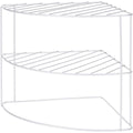 Excellent houseware keukenhoekrek metaal 23x23x21cm grijs