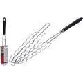 Bbq worsten grill chrome zwart voor
