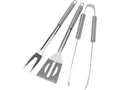 Bbq gereedschapset 3-delig rvs