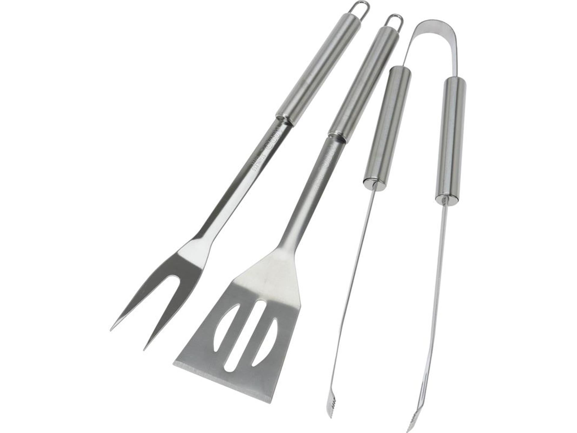 Bbq gereedschapset 3-delig rvs