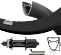 Kgs achterwiel 28 inch (622) ryde dutch velg + spaak zwart cass centerl 8-10 sp