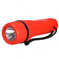 Camelion rubber zaklamp inclusief 2x d r20 batterijen - blauw
