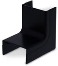 Enzo canalit systeem25 binnenbocht met bodemstuk 25x13mm zwart - 4745710