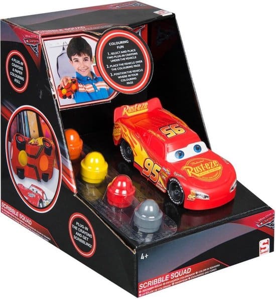 Otto Simon Cars Scribble Squad Malset mit Auto und Papierrolle