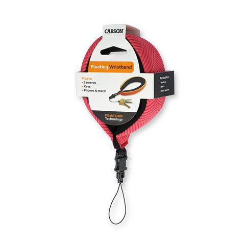 Carson Floating Wristband für 5 Schlüssel – Rosenrot
