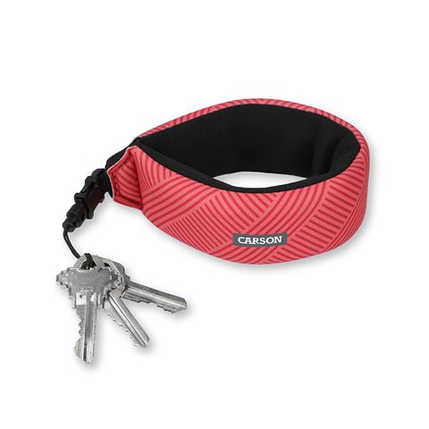 Carson Floating Wristband für 5 Schlüssel – Rosenrot