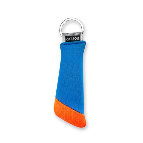 Carson Schlüsselanhänger mit 3 Schlüsseln – Blau-Orange
