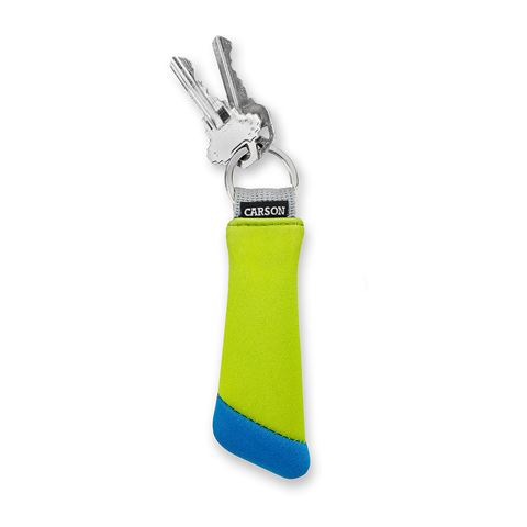 Carson Floating Key Ring für 3 Berührungen - grün blau
