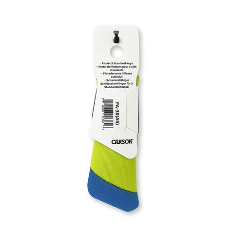 Carson Floating Key Ring für 3 Berührungen - grün blau